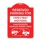 Signmission Reserved Parking for Expectant Mothers Unauthorized Vehicles Towed Away, A-DES-RW-1824-23105 A-DES-RW-1824-23105 - alternate 1